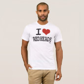 Liebe I Redheads T-Shirt (Vorne ganz)