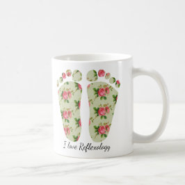 Liebe I Reflexologyblumenfuß-Tasse Reflexologist Kaffeetasse