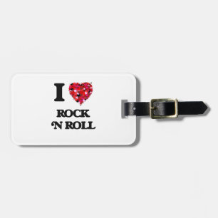 Liebe I Rock-and-Roll Gepäckanhänger