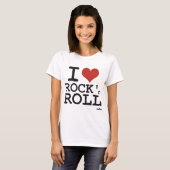 Liebe I Rock-and-Roll T-Shirt (Vorne ganz)