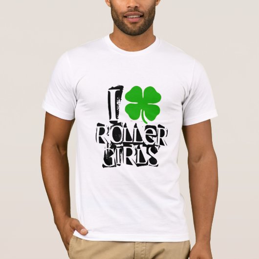 Liebe I Rollen-Mädchen T-Shirt (Vorderseite)
