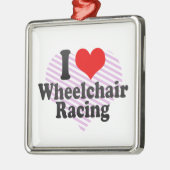 Liebe I Rollstuhl-Laufen Ornament Aus Metall (Links)