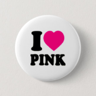 Liebe I Rosa Button