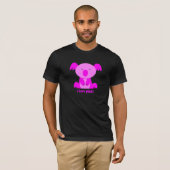 Liebe I rosa Koala-Bär T-Shirt (Vorne ganz)