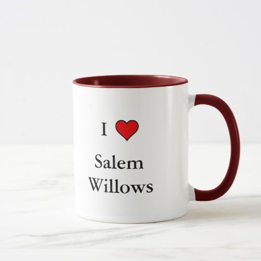 Liebe I Salem-Weide-Tasse Tasse (Rechts)
