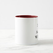 Liebe I Salem-Weide-Tasse Tasse (Zentrum)