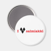 Liebe I salmiakki Magnet (Vorderseite/Rückseite)