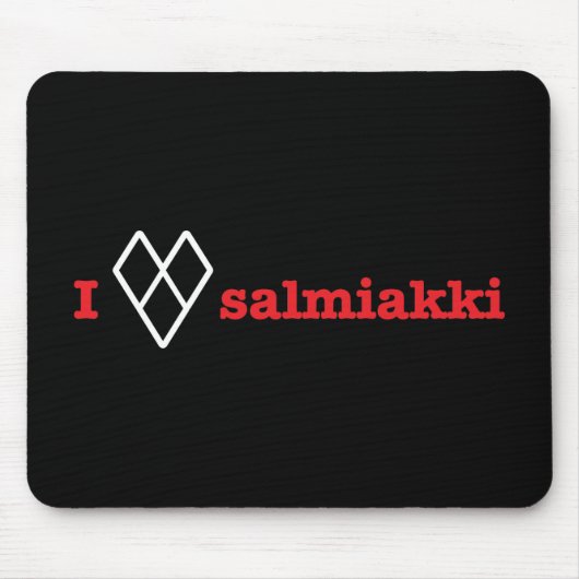 Liebe I salmiakki Mousepad (Vorne)