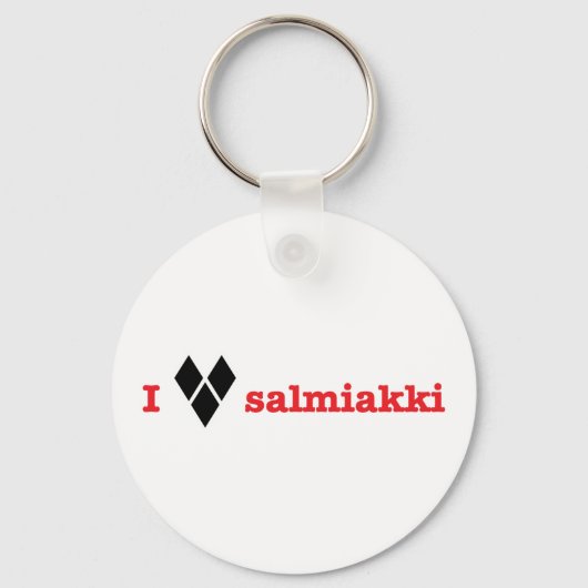 Liebe I salmiakki Schlüsselanhänger (Vorderseite)