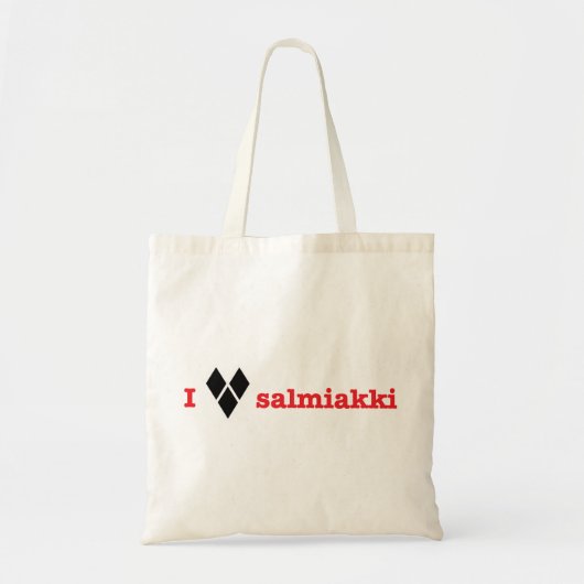 Liebe I salmiakki Tragetasche (Vorne)