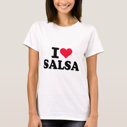 Liebe I Salsa T-Shirt (Vorderseite)