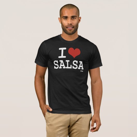 Liebe I Salsa T-Shirt (Vorne ganz)