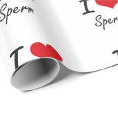 Liebe I Samenzellen Geschenkpapier (Rolleneckpunkt)