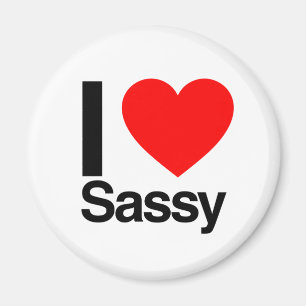 Liebe I sassy Magnet