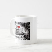 Liebe I Savanne GA Kaffeetasse (Vorderseite Links)