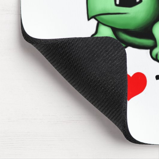 Liebe I Schildkröten Mousepad (Ecke)