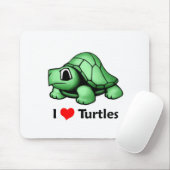 Liebe I Schildkröten Mousepad (Mit Mouse)