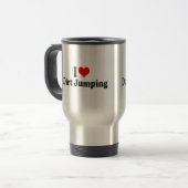 Liebe I Schmutz-Springen Reisebecher (Vorderseite Links)