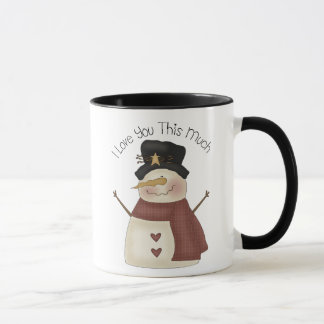 Liebe I schneien Sie viel Tasse