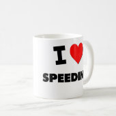 Liebe I Schnellfahren Kaffeetasse (VorderseiteRechts)