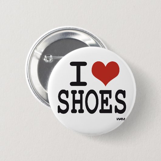 Liebe I Schuhe Button (Vorne & Hinten)