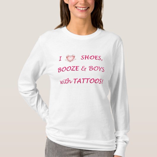 Liebe I Schuhe! T-Shirt (Vorderseite)