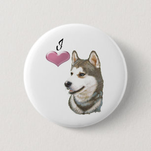 Liebe I sibirischer Button