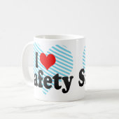Liebe I Sicherheit Kaffeetasse (Vorderseite Links)