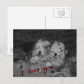 Liebe I Sie, alte englische Schäferhundpostkarte! Postkarte (Vorne/Hinten)