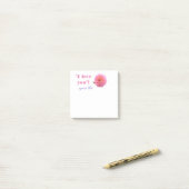 Liebe I Sie Anmerkungen Post-it Klebezettel (Auf Schreibtisch)