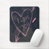 Liebe I Sie, auf einer Mausunterlage Mousepad (Mit Mouse)