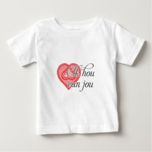 Liebe I Sie auf Holländer - Ik Hou van Jou Baby T-shirt