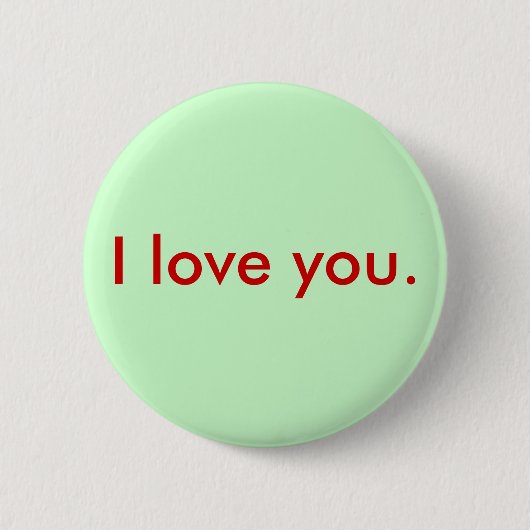 Liebe I Sie Button (Vorderseite)