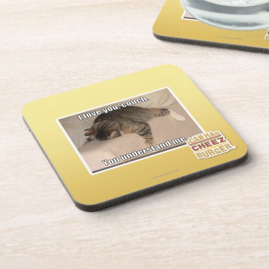 Liebe I Sie, Couch Getränkeuntersetzer (Linke Seite)