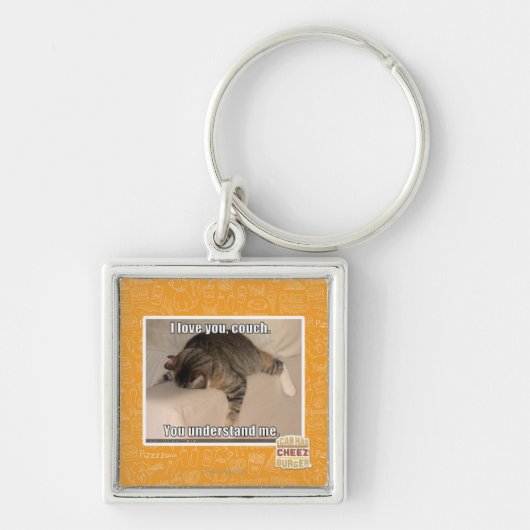 Liebe I Sie, Couch Schlüsselanhänger (Vorne)