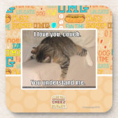Liebe I Sie, Couch Untersetzer (Vorderseite)