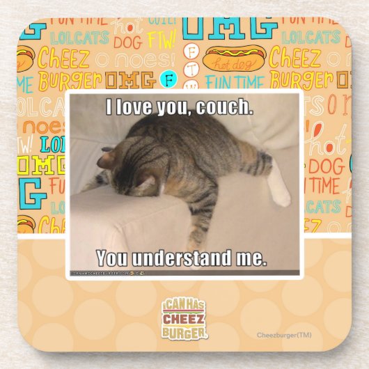 Liebe I Sie, Couch Untersetzer (Vorderseite)