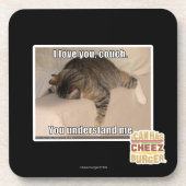Liebe I Sie, Couch Untersetzer (Vorderseite)