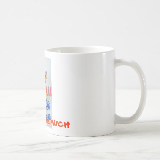 Liebe I Sie dieses VIEL Kaffeetasse (Rechts)