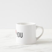 Liebe I Sie Espresso-Tasse Espressotasse (Rechts)