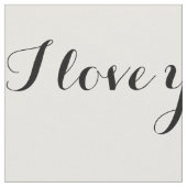 Liebe I Sie Gewebe Stoff (Nahaufnahme)