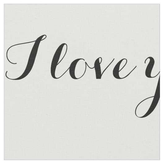 Liebe I Sie Gewebe Stoff (Nahaufnahme)