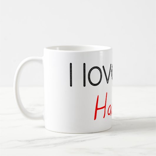 Liebe I Sie habibti Kaffeetasse (Links)