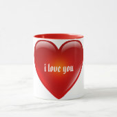 Liebe I Sie Herz-Tasse Tasse (Zentrum)