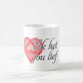 Liebe I Sie im Afrikaans Kaffeetasse (Mittel)