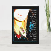 Liebe I Sie Karte (Vorderseite)