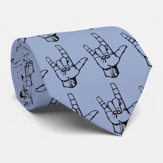 Liebe I Sie Krawatte (Gerollt)