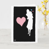 Liebe I Sie, Mama Karte (Gelbe Blume)