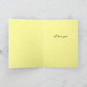 Liebe I Sie mehr als…. Karte (Innenseite)