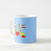 Liebe I Sie mehr Kaffeetasse (Vorderseite Links)